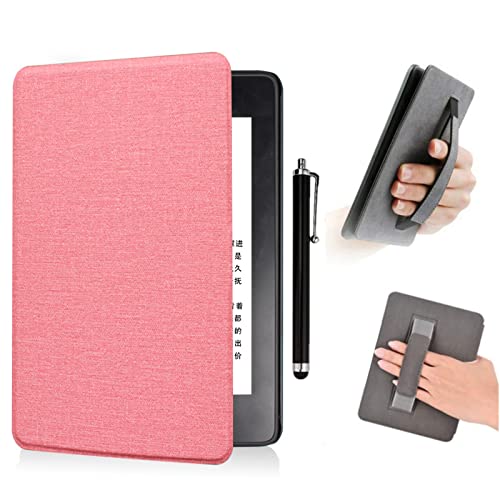 Custodia in Tessuto per Kindle 11a Generazione Modello C2V2L3. con Cinturino da Polso con Auto Wake-Sleep. Non Adatto per Paperwhite di 11a