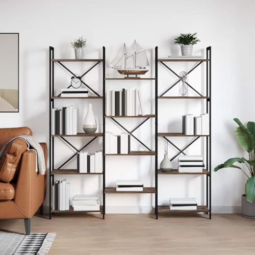 Generico Librería Roble Sonoma 156 x 25 x 167 cm Madera multicapa Librerías 868343