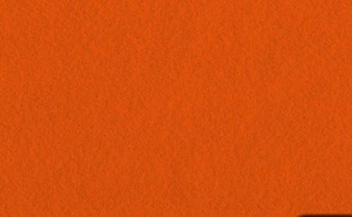 lovemyfabric Wedding Accessories Felt Aisle Runner for Wedding, Special Events 48”X240”(4ft X20ft) (Orange)