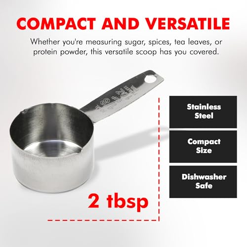 Chef Craft Select Coffee Measurer, 4 inch 2 tbsp, Stainless Steel
