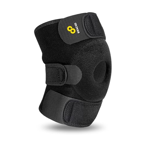 Bracoo Adjustable Compression Knee Patellar Pad Tendon Suppo...