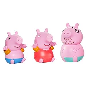 TOOMIES E73159 Tomy Peppa, Daddy Pig, Peppa & George Squirters, Baby, Kids Toys for Water Play, Fun Bath Accessories for…