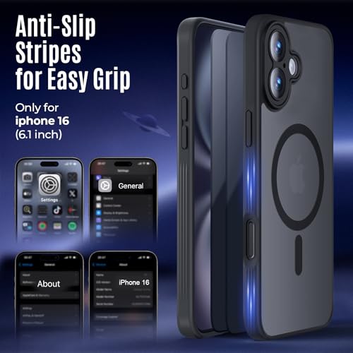 Image of Symcele Designed for iPhone 16 Case, Black