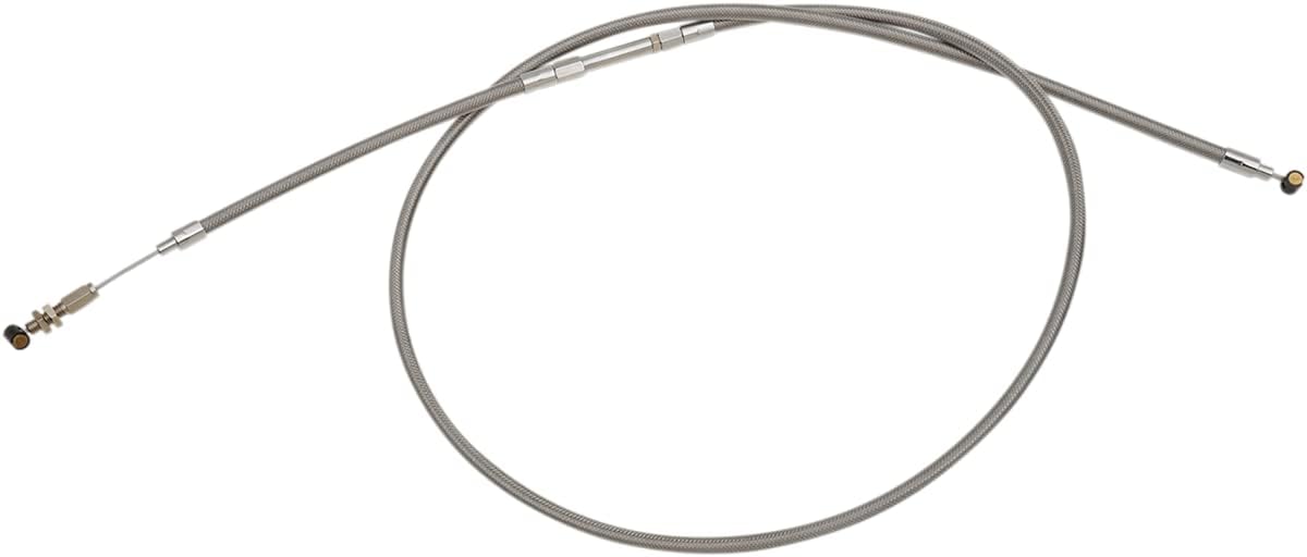 Barnett Performance 102-40-10005 Stainless Clear-Coated Clutch Cable for Indian
