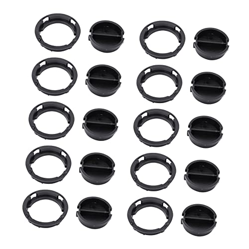 HOLIDYOYO 50pcs Multifunctional Piggy Bank Bottom Covers Sturdy Plastic Lids for Cash Savings Box