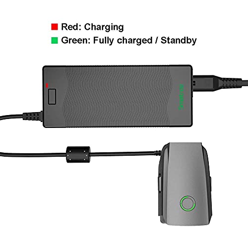 Smatree Battery Charger With Carrying Case Compatible For Dji Mavic 2 Pro/Mavic 2 Zoom,90W Rapid Intelligent Battery Charging Adapter #TOP2