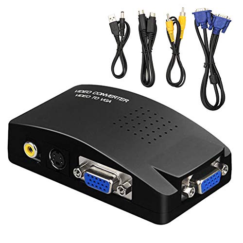 SD VGA S-video RCA to VGA rfIRo[^[ CCTV DVD PC Laptop LCDer j^[ VIDECON