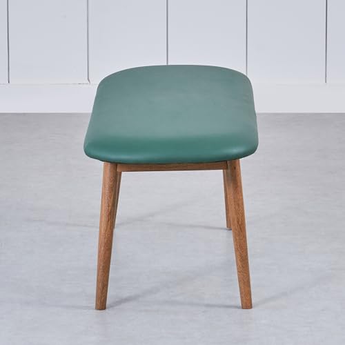 Image of Home Centre | Fernliving | Faux Leather | Dining Benches | Green | 1 Year Warranty