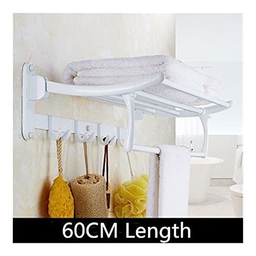 Support mural pour serviettes de bain compact résolvant le manque de rangement - 3