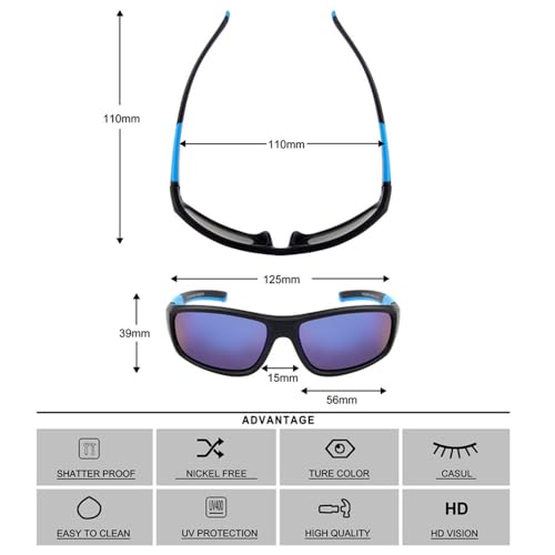 Nowość 2025 Kids Boy Sport Gogle Okulary Przeciwsłoneczne Dziecięce Okulary Rowerowe Dziewczyna UV400 Outdoor Lustro Okulary