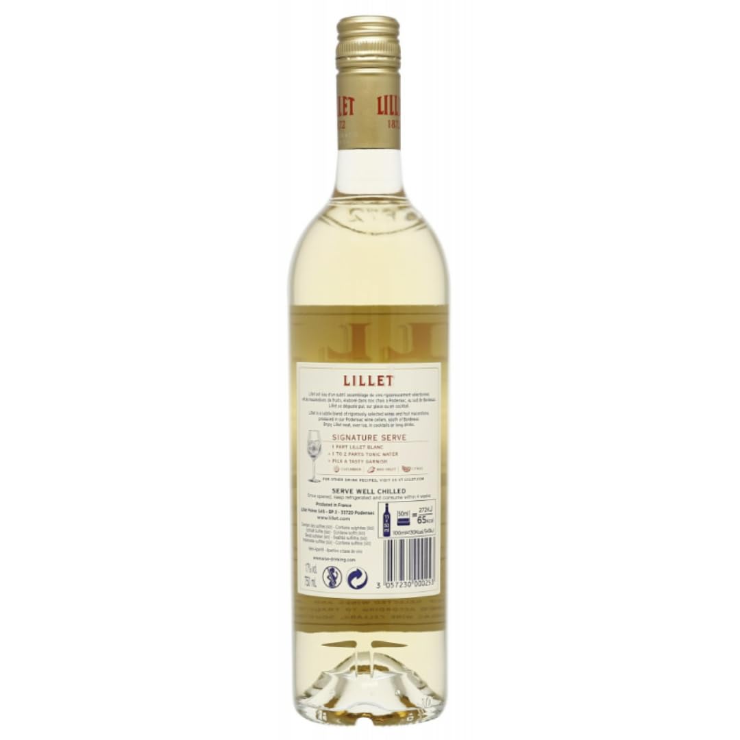 Lillet blanc Apéritif de France Aperitif auf Weinbasis 750 Milliliter x 5 STÜCK