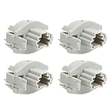 CFTGIW 4 Pcs Brake Taillight Socket Bracket 34102 S60 003 License Plate Light Bulb Housing for CRV Fit Is 34102 Which Desig License Light Bulb SocketBrake Taillight Socket BracketRear