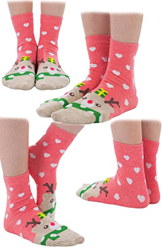 Image of ToBeInStyle Women's Pack of 6 or 12 Fashion Printed Crew Socks