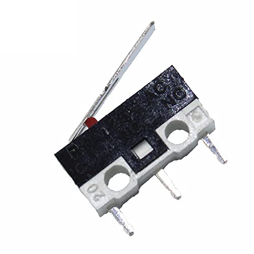 Bouton-poussoir 1A 100V AC et micro-interrupteur de fin de course mécanique à 3 broches