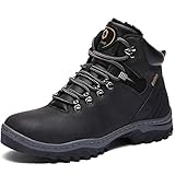 winterstiefel outdoor damen test  Sixspace Winterstiefel Warm Gefütterte Winterschuhe Outdoor Schneestiefel rutschfest Winter Boots Wanderschuhe für Herren Damen Schwarz 44 EU