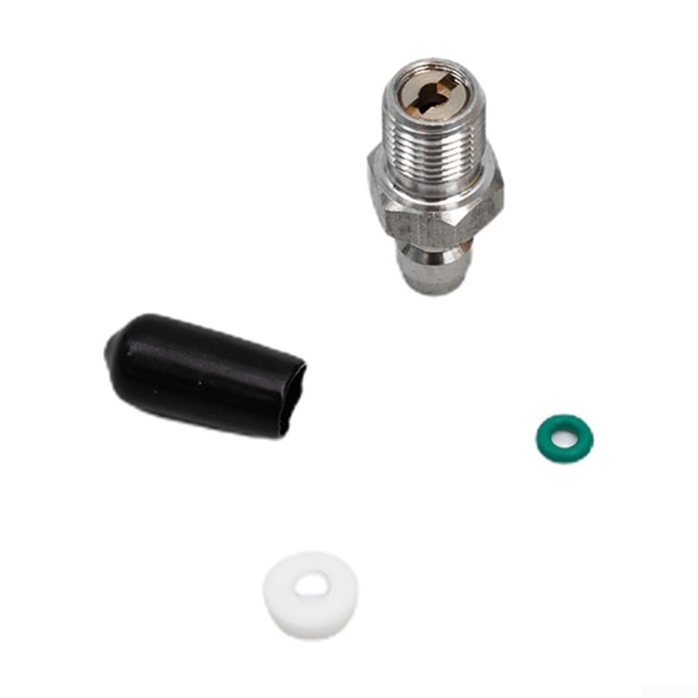 Connettore Rapido PCP Maschio 8mm In Acciaio Inox | Capezzolo Di Riempimento Senza Perdite | 300 Bar | Per Aria Compressa - Foto 10