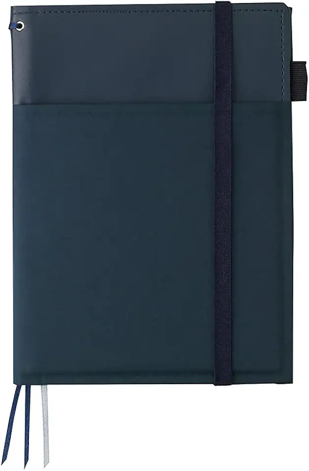 Co., Ltd cover notebook systemic ring notebook corresponding A5 tone leather navy blue B ruled 50 sheets Bruno -V685B-DB