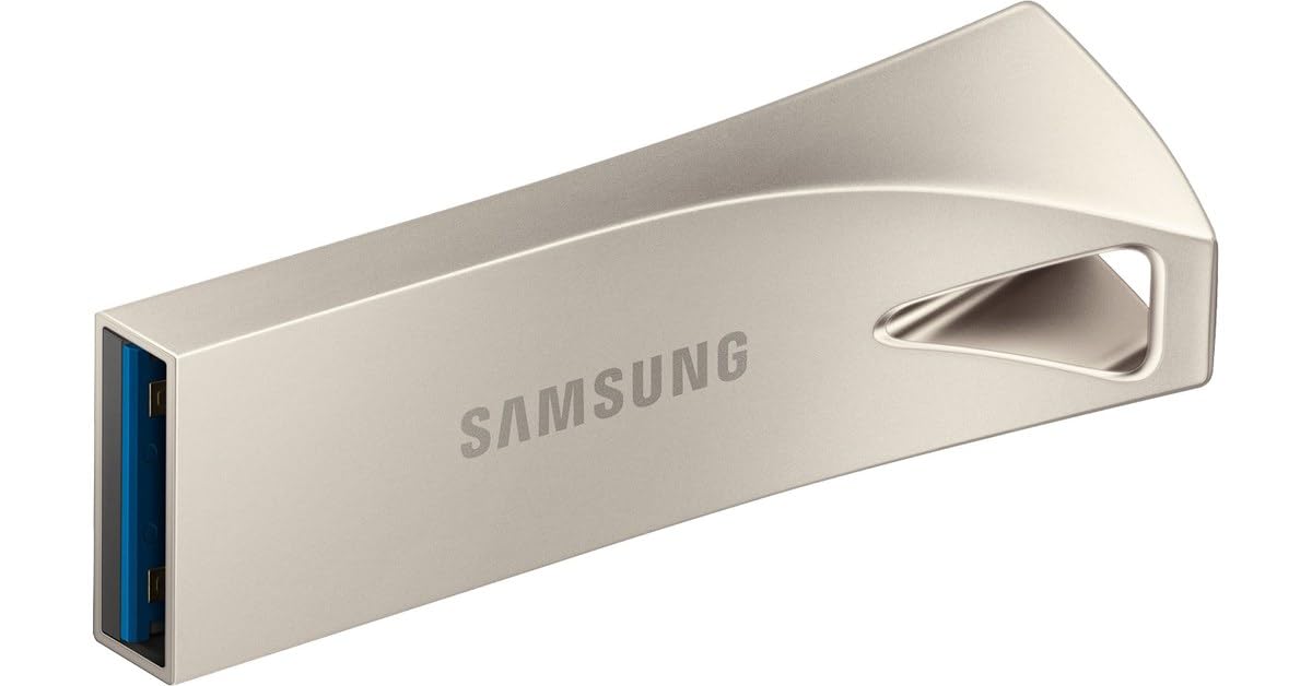 SAMSUNG - MEMORIES BAR PLUS CHAMPAGNE SILVER 256GB usb3.0