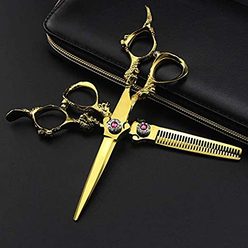 6 Pouces Professionnel Ciseaux Cheveux Coiffure Set Barber Coupe Cisailles Enfant Hommes Et Femmes Sécurité Utilisation, Coupe De Cheveux Ciseaux Et Rhéofluidifiant