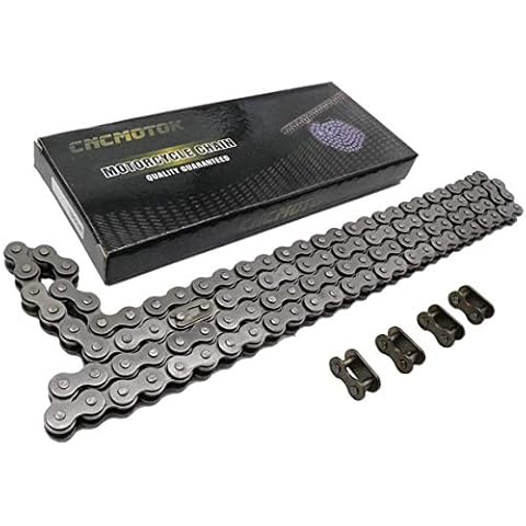 CNCMOTOK 415H-110L Chain For 49cc 60cc 66cc 80cc 2-Stroke Engine Motor Motorized Bicycle Bike Heavy Duty Chain High Power Racing Parts Cover