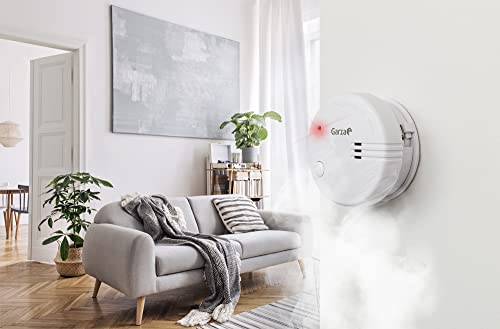 Detector de humo Garza pack de 2 con sensor óptico y alarma 6