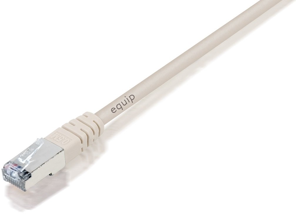 Equip Patch cable Cat5e F/UTP 2xRJ45 3.00 m Beige Polybag