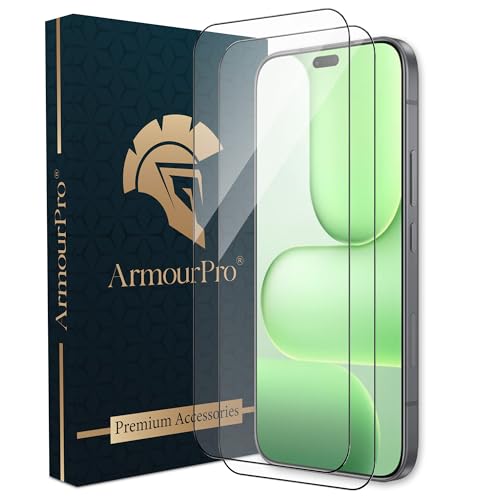 Image of ArmourPro Tempered Glass for Honor 600 Lite - 9H Anti Scratch Screen Protector, Edge to Edge Coverage, HD Clarity, Smooth Touch, Case Friendly | Black, Pack of 2