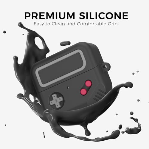 Image of TRONWIN Galaxy Buds Pro 3 Case - 2024 Silicone Game Design for Samsung Galaxy Buds 3 pro /Buds 3 Pro /Buds 3 FE Case Cover for Men /Women Gamer (Black)