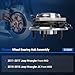 Autoround Front Wheel Bearing and Hub Assembly HA590482 513369 fit for Jeep Wrangler 2011 2012 2013 2014 2015 2016 2017, Wrangler JK 2018 4WD 5Lugs w/ABS