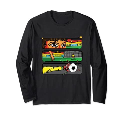 Flag Germany Long Sleeve T-Shirt, Black