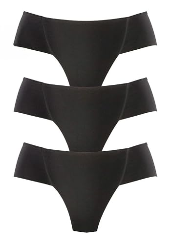 Bench Damen Petite Fleur Tangas Slip Schwarz Einfarbig S Alpha Petite Minimalistisch Niedrig 1 stück
