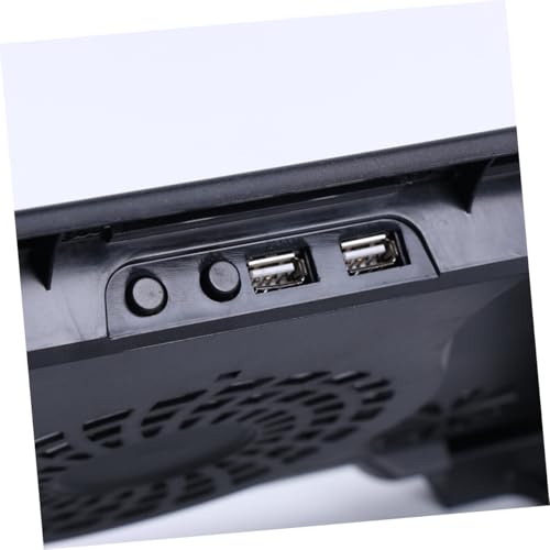 Base enfriadora para laptop con 5 ventiladores y soporte ajustable miniatura 4