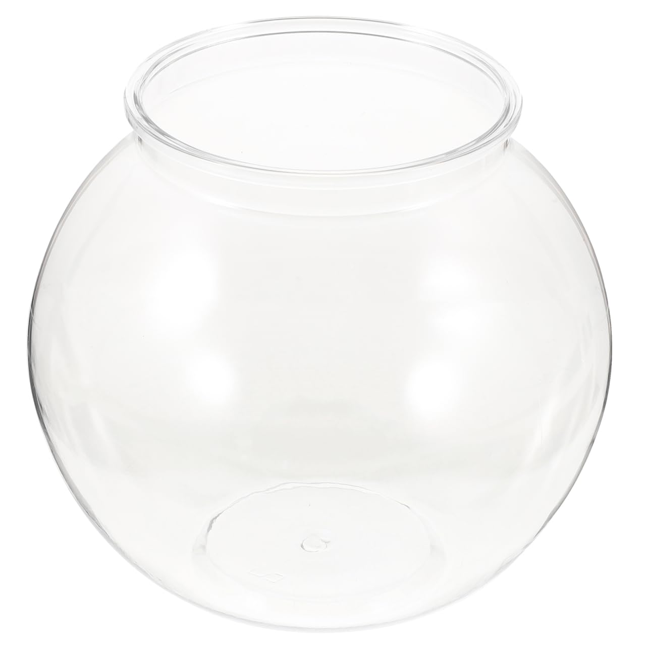Balacoo Petit aquarium en plastique transparent pour poissons rouges