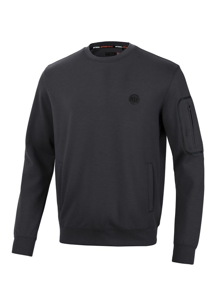 PITBULL Herren Crewneck Sweatshirts Männer Sportliches Pullover Pit Bull West Coast Explorer Sportliches Sweatshirt Sport Sweatshirt
