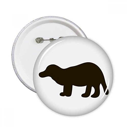 Pins badge bouton animal mignon noir vêtement décoration sac lot 5pcs L