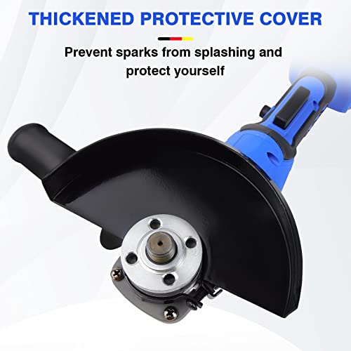 Winkelschleifer, 6000mAh Akku-Winkelschleifer, 10000 RPM, Winkelschleifer 115 mm, mit Zusatzgriff und Scheiben, ideal für Tischler, Bauherren, zum Entkalken, Polieren, Schleifen – Bild 6