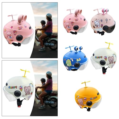 Image of Cute Kids Motorcycle Cartoon Half for Moped Go Kart Girls Pink Ears | Helmets | Helmets & Headwear | Apparel & Merchandise | Parts & Accessories Motors