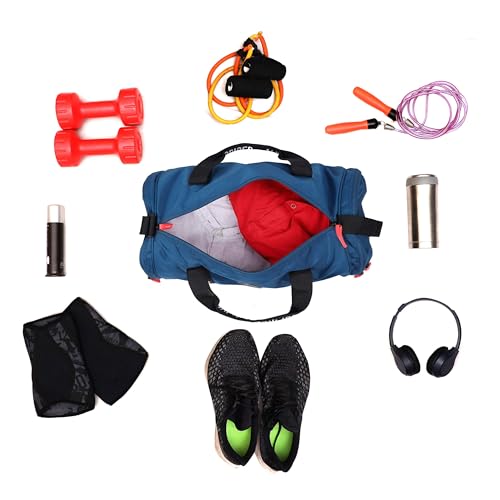 Gear-Polyester-Inspired-Alive-Moving-33L-Large-Water-Resistant-Travel-Duffle-BagGym-BagSports-Duffle-For-MensWomens-Blue-26-Cm