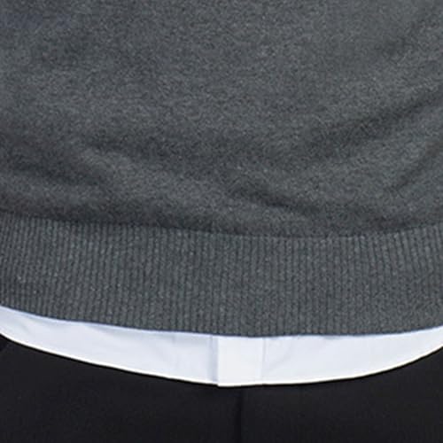 Men's Sleeveless Sweater Vest V Neck Slim Fit Knitted Vests Pullover Knitwear Lightweight Waistcoats4