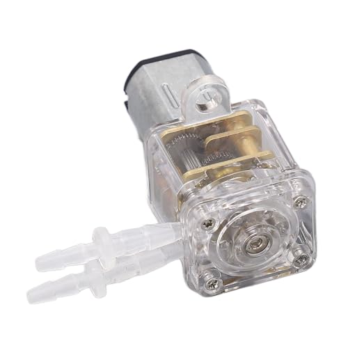 Micro bomba peristáltica de metal de 1,5 ml con motor de CC y carcasa transparente Ejoyous 6