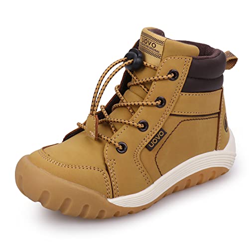 Boys Snow Fashion Boots Winter Waterproof Slip Resistant Outdoor Ankle Walking Sports Shoes (Toddler/Little Kid/Big Kid)