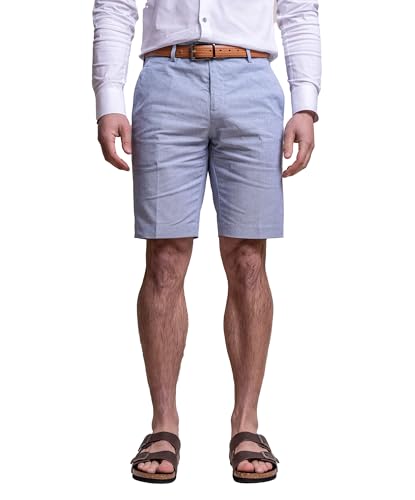 Costume en Lin mélangé Bleu Clair Homme anti-chaleur pour Rester Élégant