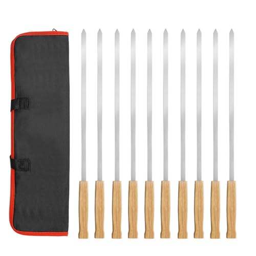 Brochettes en acier de 43,2 cm pour vos soirées barbecue en famille