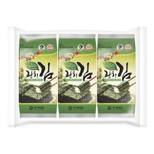 Kwangcheonkim Seasoned Seaweed Olive Oil & Green Tea Dosirak (5g x 3 Packs) 15g