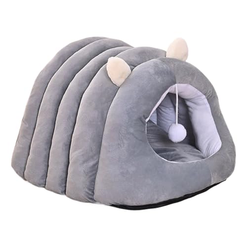 子猫用ベッドケーブ - 猫ハウスベッド,快適な巣箱ハウス 小さな動物用 ウサギ 子猫 リビングルーム 家 アパート ベッドルーム 遊び場 プライベート空間