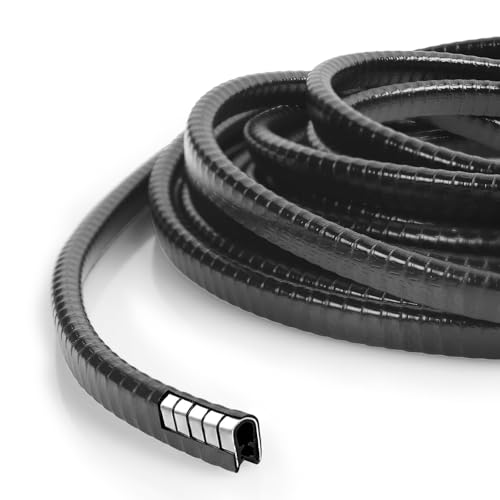 URAQT Car Door Edge Guard Protector Strips 32Ft (10M) Universal Anti-Collision Strip Black U Shape Rubber Seal No Glue Car Edge Protective Trim for Trucks SUVs Boats