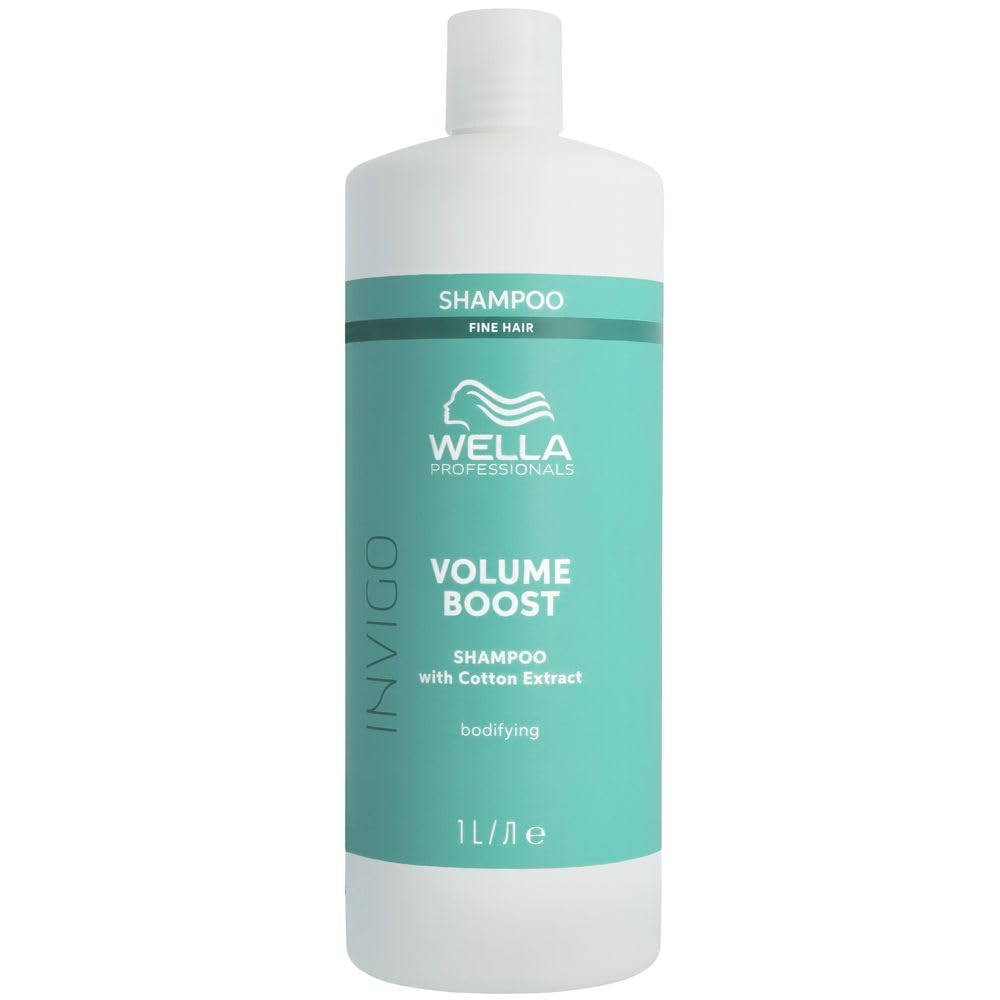 Wella Professionals INVIGO VOLUME BOOST Bodifying Shampoo – Volumen-Boost-Formel für feines bis normales Haar – für sichtbar mehr Fülle und Schwung