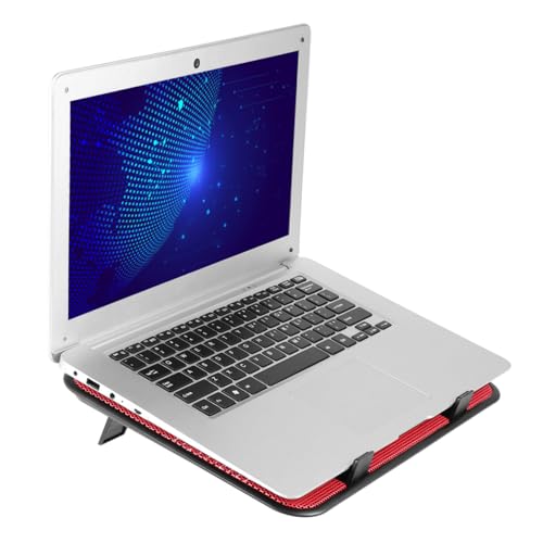 Base refrigerante TEHAUX para laptop 14 pulgadas con doble ventilador miniatura 1