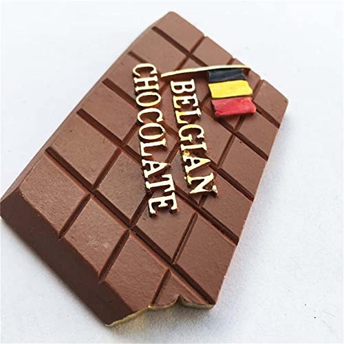 Imán Decorativo Souvenir Chocolate Bélgica 3D miniatura 4