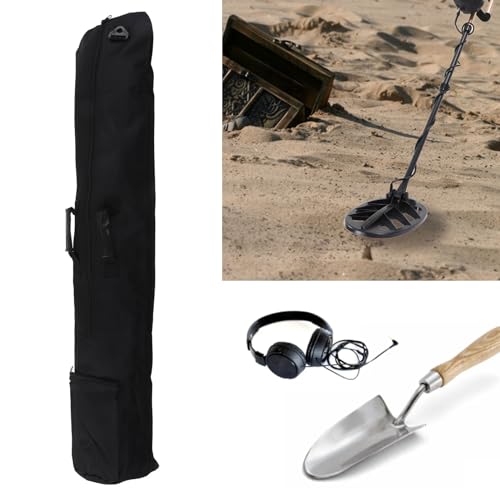 Outdoor Metal Detector Carry Bag Waterproof All Purpose Padded Backpack for Adventure Enthusiasts, Black - Image 3